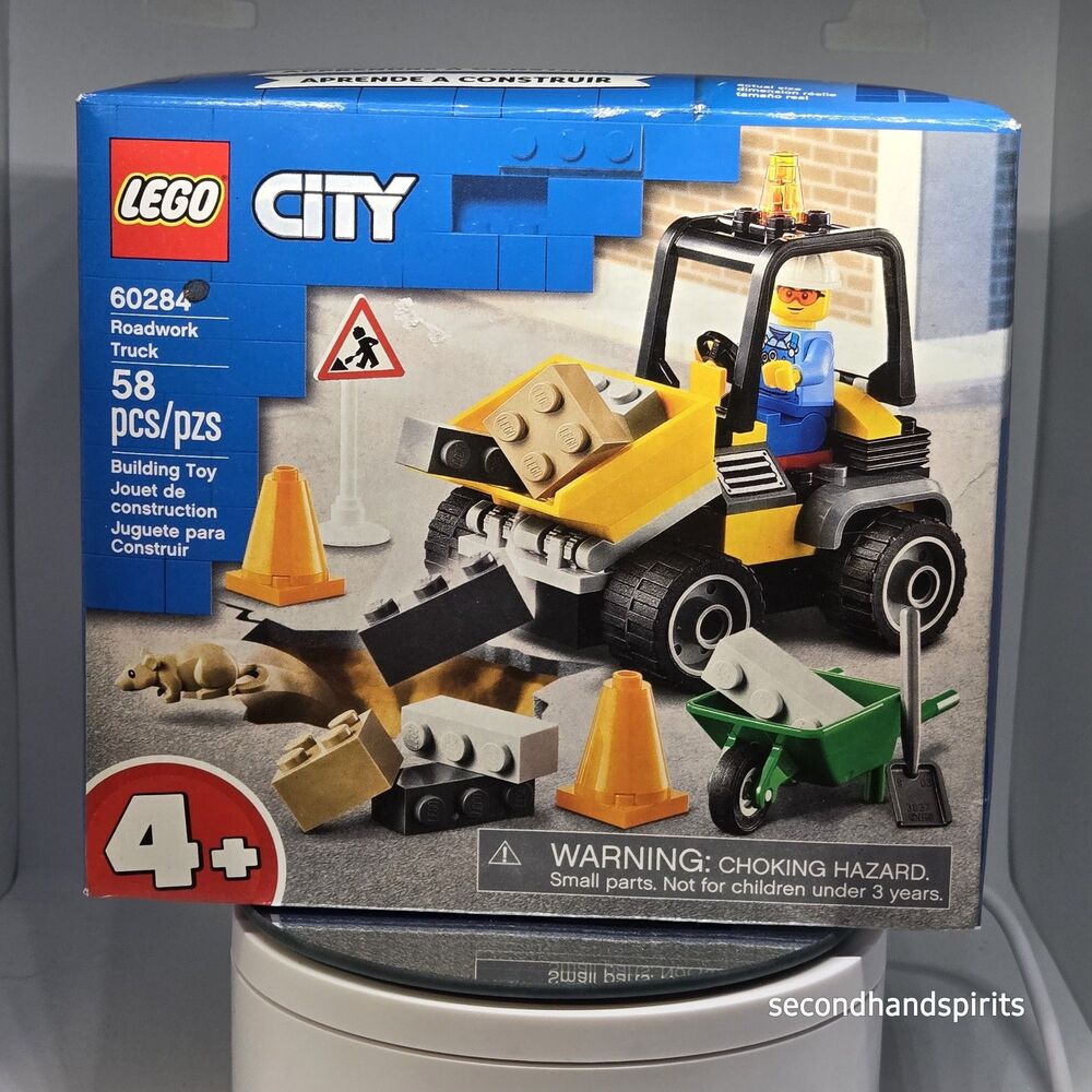 LEGO City Roadwork Truck 60284 Building Kit (58 Pieces)